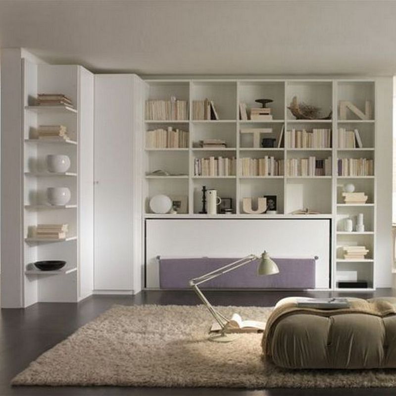 Bibliothèque lit