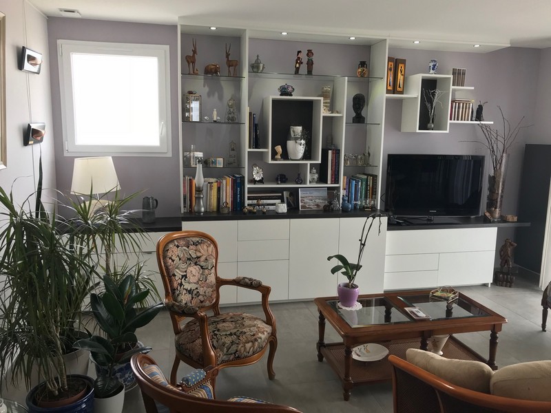 Salon bibliotheque sur mesure Nantes - RANGEOCEAN